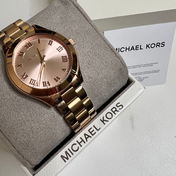 ROSE GOLD MICHAEL KORS WATCH - Picture 1 of 2